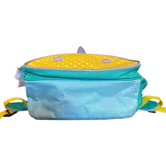 Skip Hop ZOO Little Kid Toddler Backpack | Unicorn | Aqua Blue, Yellow & Pink - Picture 6 of 12